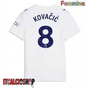 Manchester City Mateo Kovacic #8 Terza Maglia Femmina 2026-27 Manica Corta